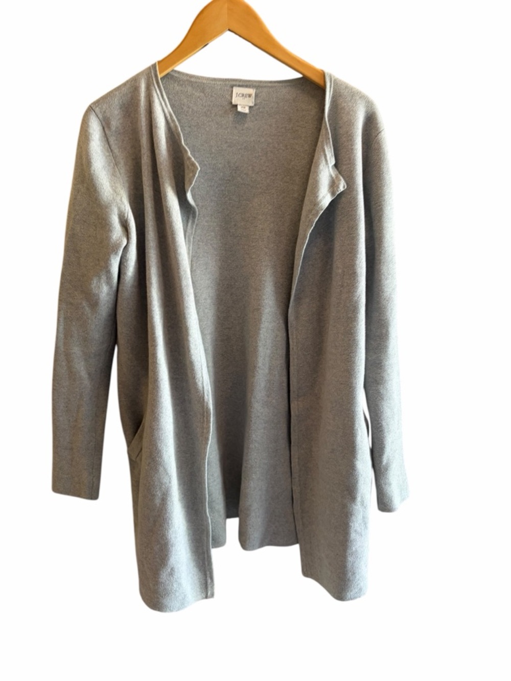 J. Crew Vanessa Sweater-Jacket in Heather Grey - Picture 5 of 11
